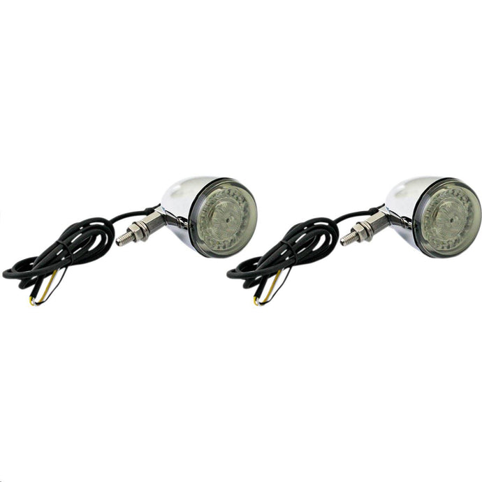 Custom Dynamics PB-UNV-ECE-AW-C Probeam Dynamic Ringz Turn Signals with Smoke Lenses (Universal) - Chrome