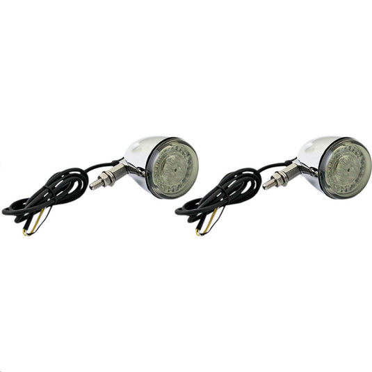 Custom Dynamics PB-UNV-ECE-AW-C Probeam Dynamic Ringz Turn Signals with Smoke Lenses (Universal) - Chrome