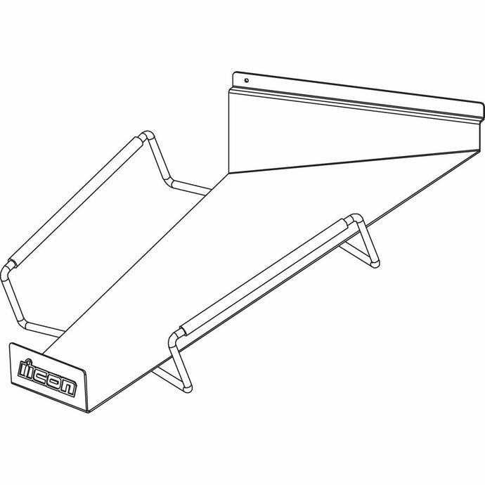Icon 9903-0494 Slatwall Helmet Shelf (Left Hand)