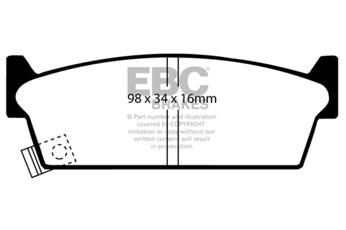 Ebc DP3686/2C EBC Redstuff Brake Pad Sets