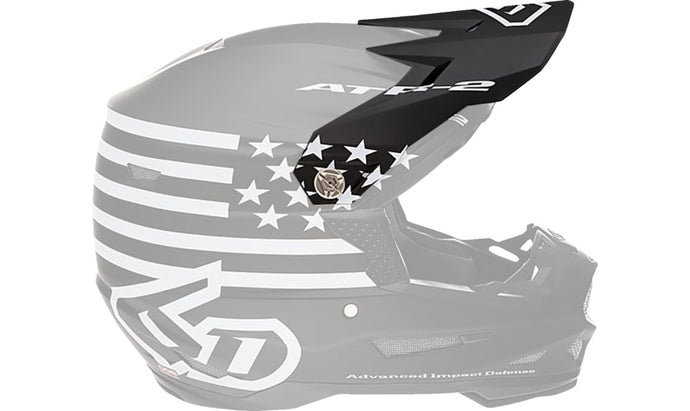 6D Visor for ATR-2 Helmet - Tactical Black