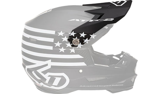 6D Visor for ATR-2 Helmet - Tactical Black