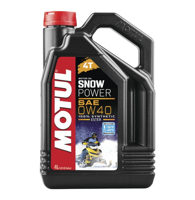 Motul 105892 Snowpower 4T Synthetic Oil - 0W40 - 4 L.