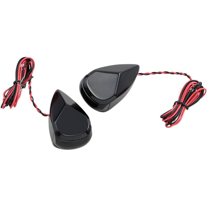 Alloy Art MRL-2B LED Turn Signal - Black Smoke/Red Lens