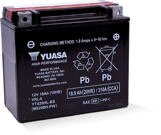 Yuasa Battery YUAM620BH-PW YSA Maintenance Free Battery