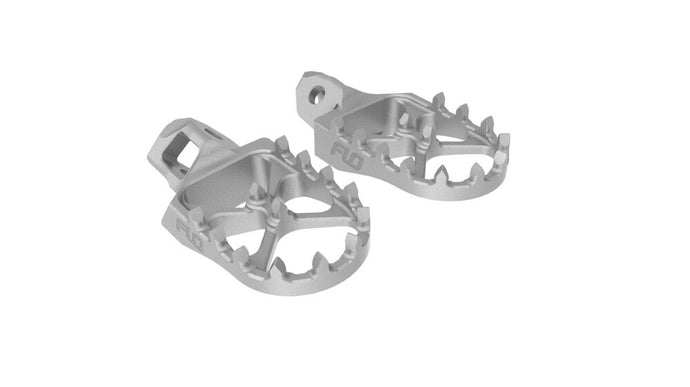 Flo Motorsports SS-795-4 Pro Series Stainless Steel Footpegs