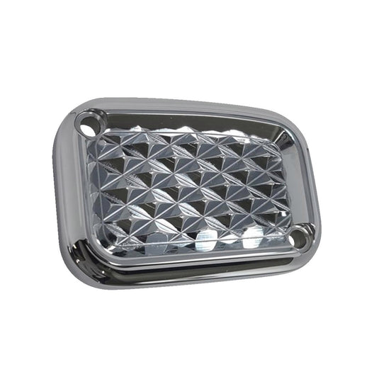Covingtons C3068-C Hydraulic Clutch Master Cylinder Cover - Diamondback - Chrome