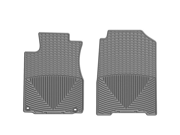 Weathertech W270GR WT Rubber Mats - Front - Grey