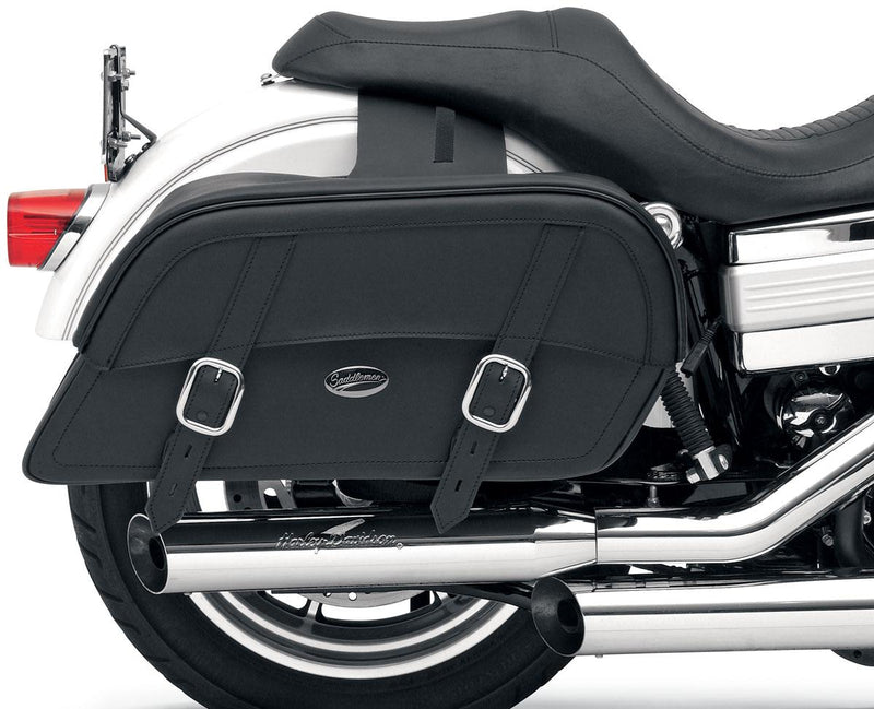 Saddlemen 3501-0319 Drifter Slant Saddlebag - Throw Over - 15 1/2in.L x 9 1/2in.H x 5in.D