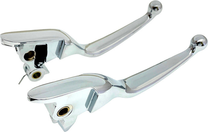 Harddrive 053840 Custom Levers - Smooth - Chrome