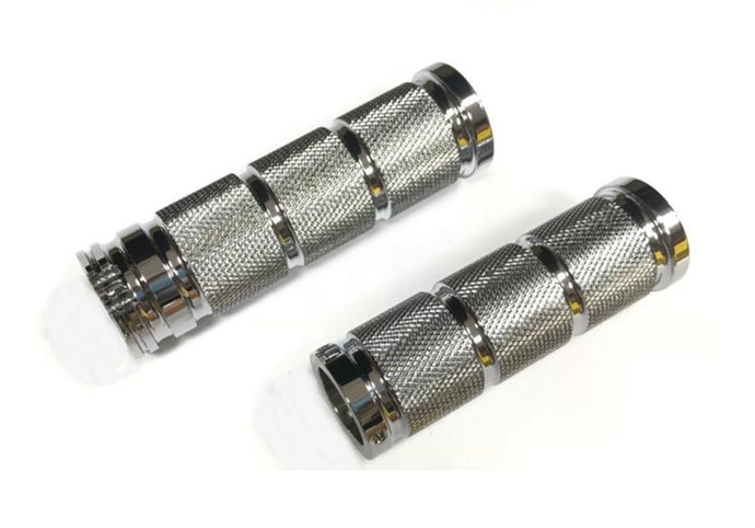 Harddrive 353006 Retro Grips - Chrome