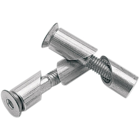 Moose Racing 50-033 Outer Handguard Mount (Taperlock Insert) - 7/8in. & 1-1/8in. Aluminum Bar - Silver