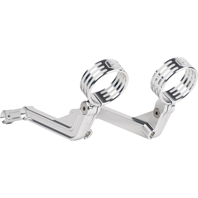 Legends 1313-0246 REVO ARC Billet Remote Reservoir Mount - Clear