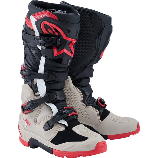 Black/Light Gray/Bright Red