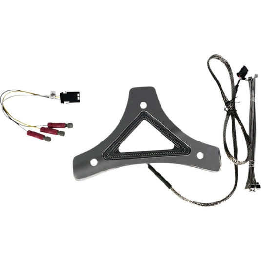 Custom Dynamics CD-BR-UNV-C Universal Run/Brake Backrest LED Lights - Chrome