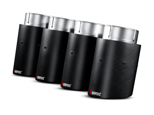 Akrapovic TP-CT/10 AKR Tail Pipe Set - Carbon