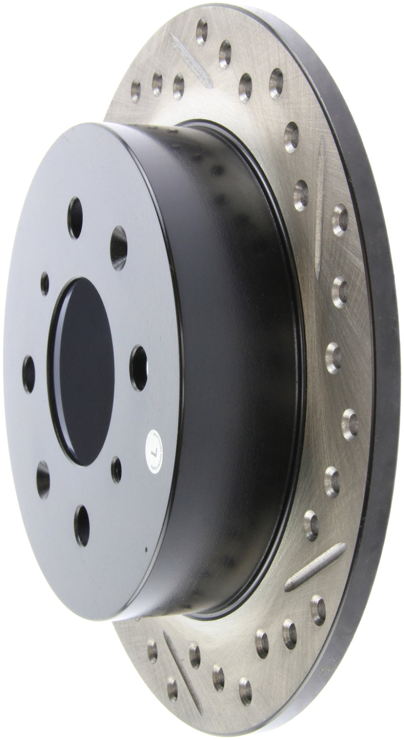 Load image into Gallery viewer, Stoptech 127.40017L ST Slot &amp; Drill Brake Rotors
