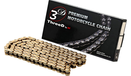 Ek Chain 525L3D-120G 525 L3D Drive Chain - 120 Links - Gold