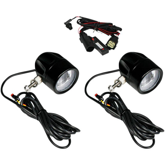 Custom Dynamics PB-FOG-BCM-B LED Halo Fog Lights - Black