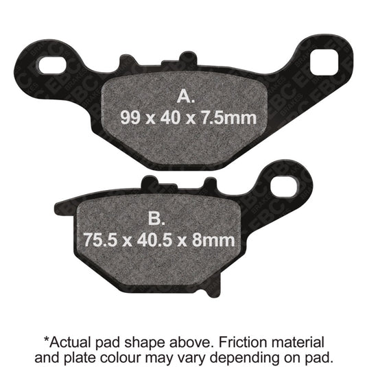 Ebc Powersports FA401X EBC FA-SFA-X Brake Pads
