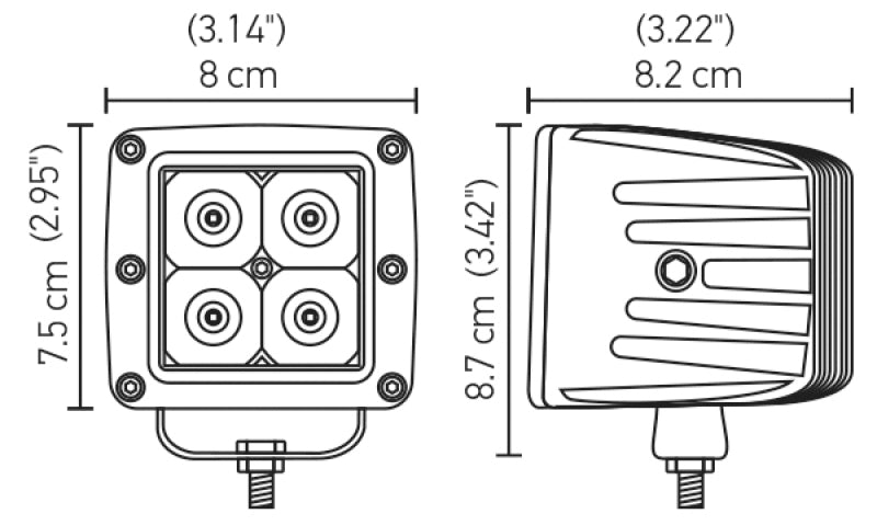 Hella 357204821 HELLA Optilux LED Cube