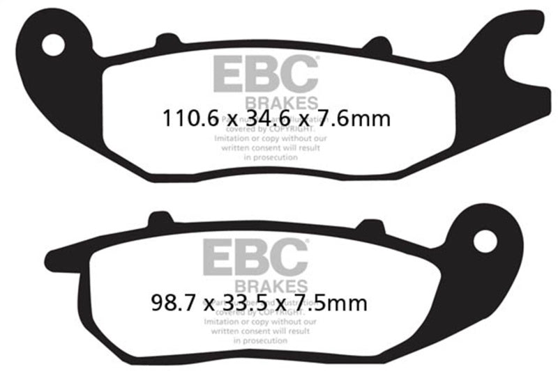 Load image into Gallery viewer, Ebc Powersports FA375 EBC FA-SFA-X Brake Pads
