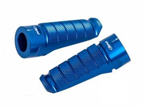 Puig 6301A Hi-Tech Footpegs - Racing - Blue