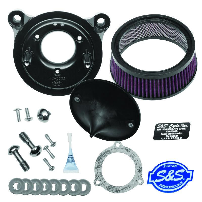Load image into Gallery viewer, S&amp;S Cycle 170-0301B SSC Air Cleaner Kits
