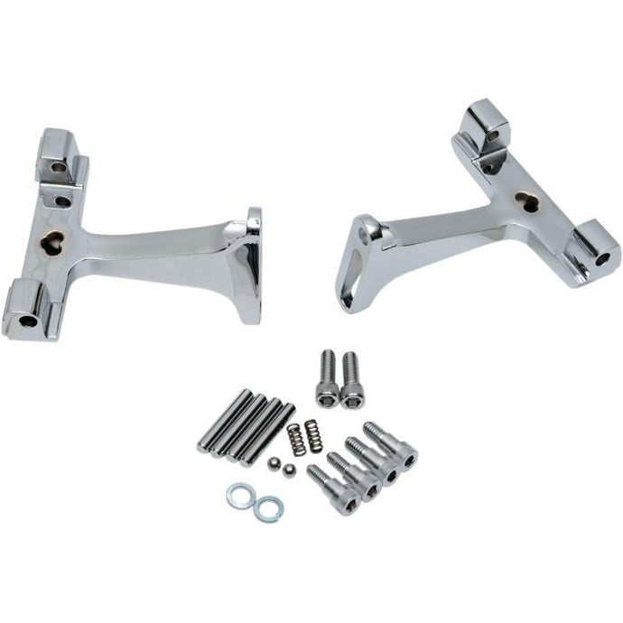 Drag Specialties 1621-0392 Standard Passenger Floorboard Mounts - Chrome