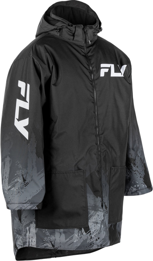 Fly Racing Pit Coat (Lg-XL, Black)