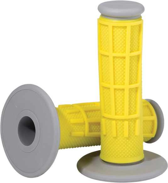 Moose Racing 1MG2315-YEM Competition Diamond/Waffle Grips - Yellow