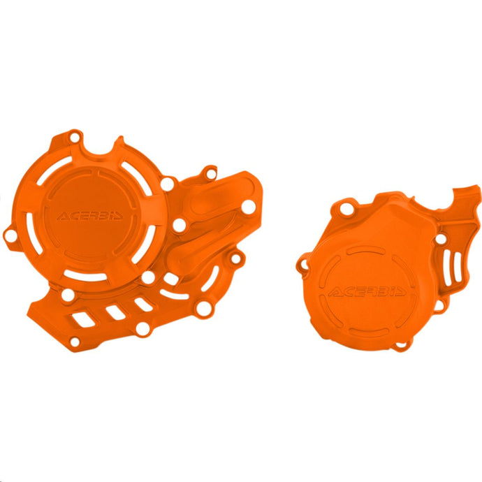 Acerbis 2709760237 X-Power Engine Cover - Orange