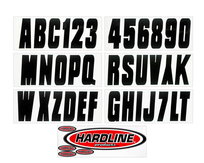 Hardline BLK350EC HRL Registration Letters