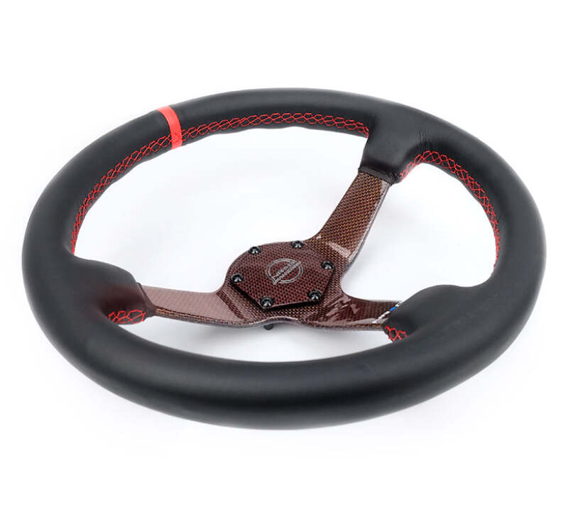 Load image into Gallery viewer, Nrg RST-036CF-RD NRG Steering Wheels - Carbon
