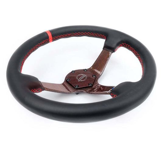 Nrg RST-036CF-RD NRG Steering Wheels - Carbon