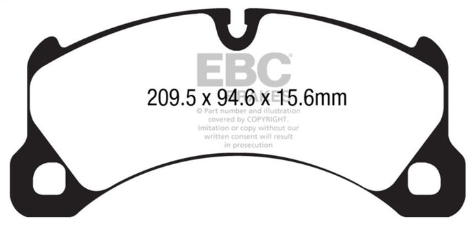 Ebc DP42162R EBC Yellowstuff Brake Pad Sets