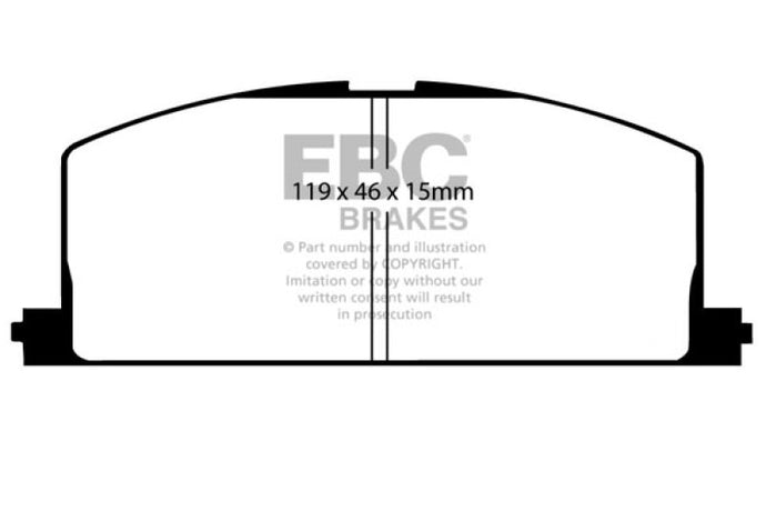 Ebc DP2453 EBC Greenstuff Brake Pad Sets