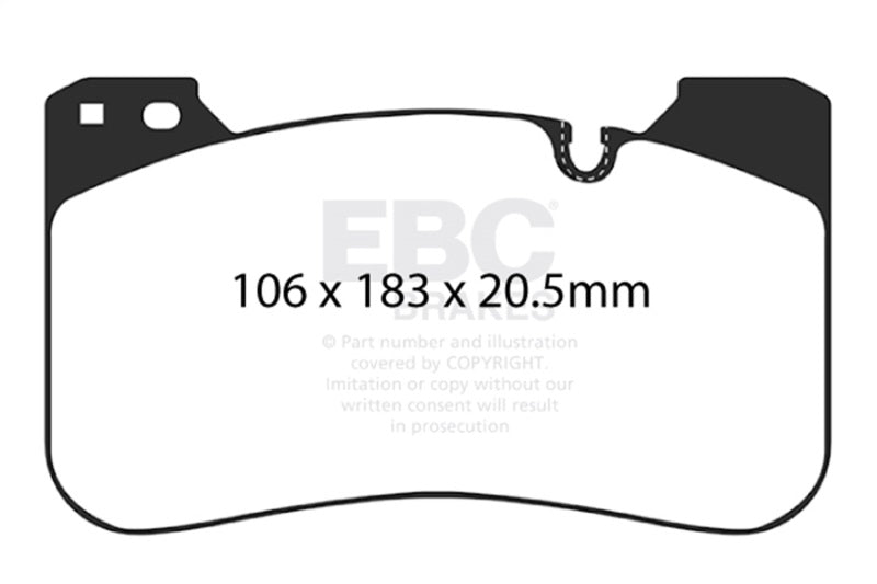 Load image into Gallery viewer, Ebc DP42331R EBC Yellowstuff Brake Pad Sets
