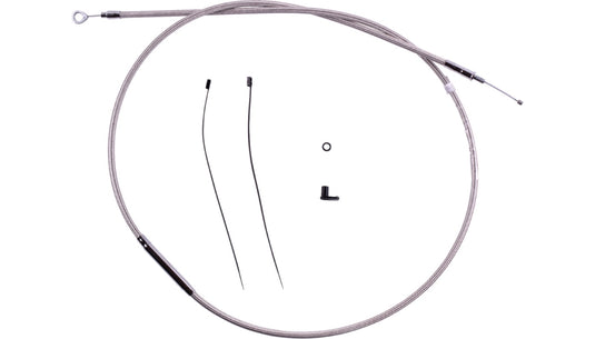 Magnum 5223-64 Redesigned Polished Stainless Clutch Cable - 64-11/16in.