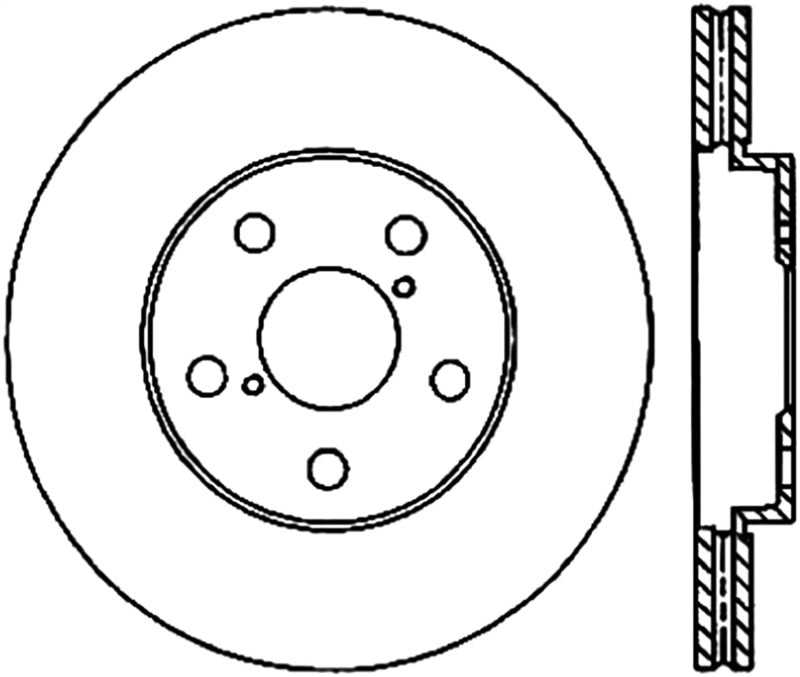 Load image into Gallery viewer, Stoptech 127.44138L ST Slot &amp; Drill Brake Rotors
