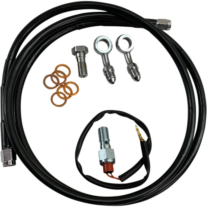 Hawg Halters Inc BHK-040-B Extended Rear Brake Line Installation Kit