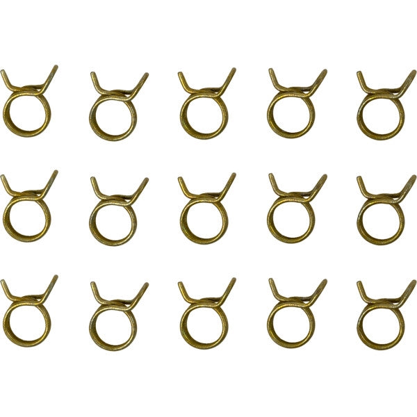 Helix Racing Products 111-1516 Double Wired Hose Clamps - 5/16in. OD - 15 pcs.