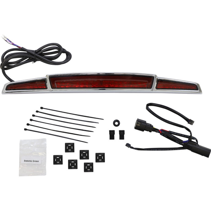 Ciro 40114 Trunk Light For Tour-Pak - Chrome w/ Red Lens
