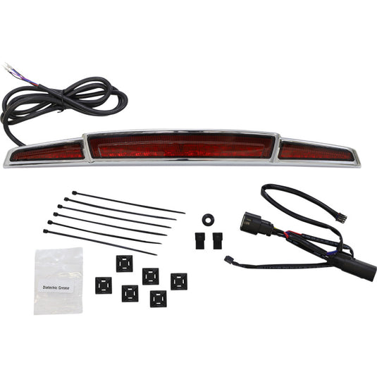 Ciro 40114 Trunk Light For Tour-Pak - Chrome w/ Red Lens