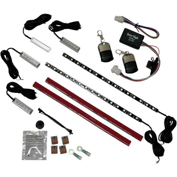 Custom Dynamics TMWK1 Magical Wizard Full Lighted Engine Kit with Standard Color Command 5 Remote Control