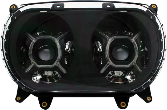 Cyron Lighting ABIG52A Road Glide Intergrated LED Headlight  - Black