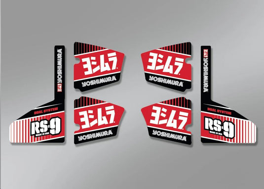 Yoshimura RS9-NB004 RS9 Muffler Decal Set