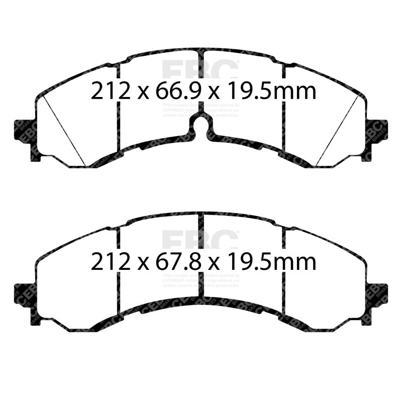 Load image into Gallery viewer, Ebc DP43126R EBC Yellowstuff Brake Pad Sets
