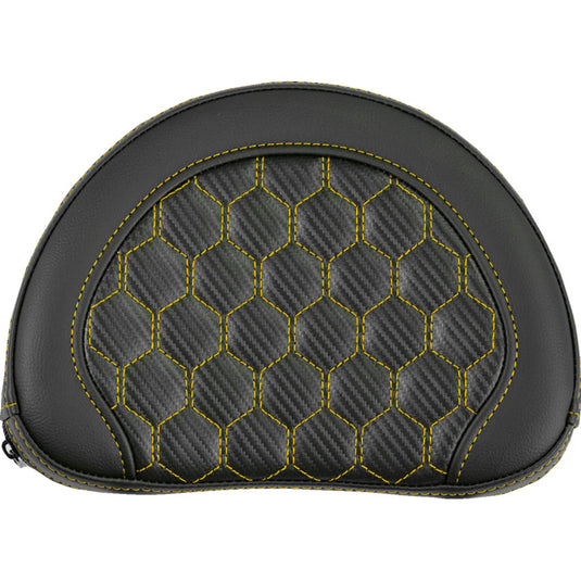 Saddlemen 051319007 Contoured Sissy Bar Pad for Roadsofa HC Seats - Blue Stitching