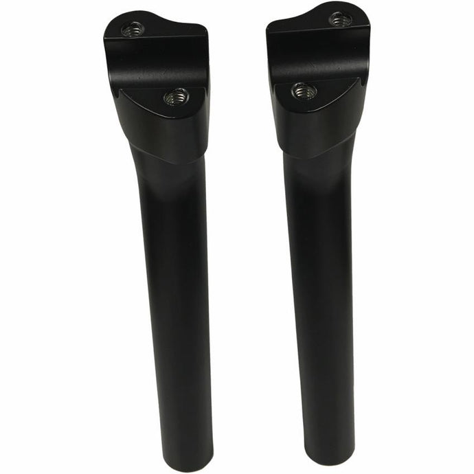 Drag Specialties 0602-0810 Buffalo Pullback Risers - 9.5in. Tall - Flat Black
